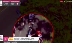 Giro: Javier Moreno squalificato. Chi ci perde è Nibali
