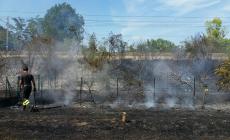 Numerosi incendi lungo la ferrovia fra Sanguinaro e Parma: chieste squadre da Reggio e Modena