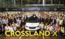 Opel avvia la produzione di Crossland X a Saragozza