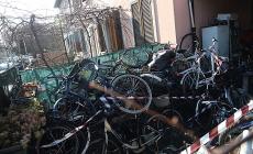 Aveva cento bici in cortile: denunciato 80enne 