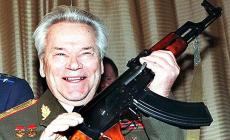 Sulla statua di Kalashnikov  c'&egrave; il mitra sbagliato