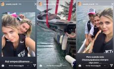 Wanda Nara si ribalta con moto acqua sul lago di Como, solo spavento