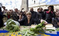 La radicale Rita Bernardini in caserma dopo un sequestro di cannabis. Era in viaggio per Parma