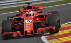 Gp del Belgio: prime libere, la Ferrari di Vettel davanti, terzo Hamilton 