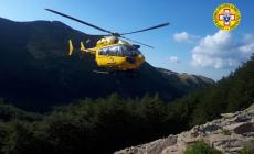 Lagdei, recuperato con l'elicottero un 44enne - Video