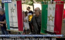Barricate antifasciste,  la commemorazione in piazzale Rondani - Video