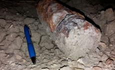 Spunta un proiettile della seconda guerra mondiale