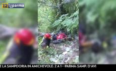 Restano gravissime le condizioni del 37enne finito con la moto in una scarpata - Video