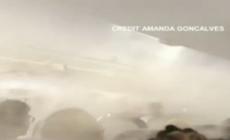 Allarme su un volo Delta, fitta nebbia riempie la cabina - Video