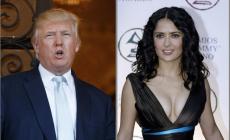Salma Hayek racconta: "Ero fidanzata ma Trump mi chiese di uscire..."
