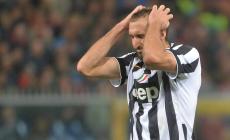Juventus, tegola Chiellini: lesione al crociato
