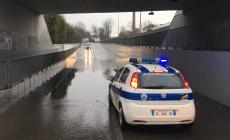Sottopasso allagato in via Toscana 