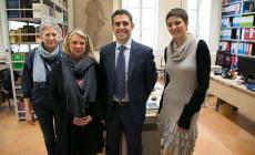 Il  Sindaco e la Ferraris visitano la nuova sede dell'Istituto Nazionale di Studi Verdiani