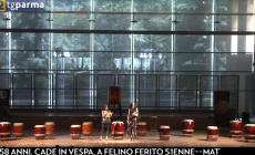 Fulmine sulla ciminiera del Paganini, la conta dei danni. Video: attimi di paura sul palco e in platea