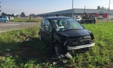 Scontro tra due auto a Ronco Campo Canneto, una si ribalta. Incidente a Sala