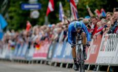 Mondiali, Ganna medaglia di bronzo nella cronometro