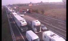 Incidente (e cantiere) coda da Piacenza a Fiorenzuola, direzione Milano