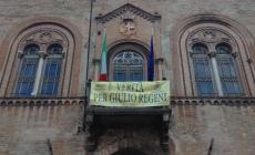 La Lega chiede di togliere lo striscione per Regeni, Massari: "No, resta dov'è"