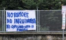 Protesta in via Pelacani contro il capolinea del 15