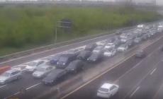 Code di 10 km per lavori in A1 fra Modena e Reggio Emilia