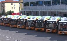 Dieci nuovi bus a metano da oggi sulle strade di Parma - Video