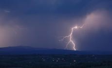 Allerta gialla stanotte per temporali sull'Appennino parmense