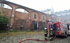 In fiamme la Cavallerizza Reale, patrimonio Unesco  di Torino - Foto 