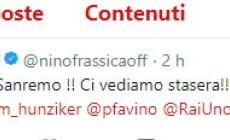 Sanremo, Nino Frassica su Twitter: "Ci vediamo stasera!"