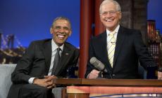 Letterman torna in tv: primo ospite Obama