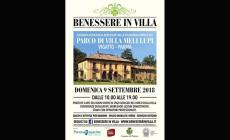 Torna per il sesto anno «Benessere in villa» a Villa Meli Lupi