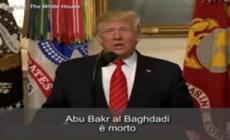 Morte al Baghdadi, l'annuncio di Trump: "Era lui" - Video