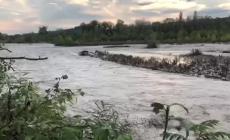 Il Baganza in piena poco dopo Sala Baganza - Video 