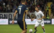 L'Italia batte la Bosnia (3-0). Decima vittoria consecutiva per Mancini