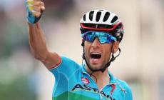 Nibali esulta: prima vittoria del 2016