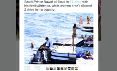 Balli e modelle in bikini, principe saudita nei guai