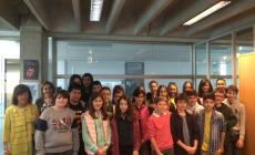 La 2B della Fra' Salimbene in visita