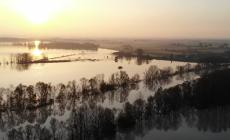 Notte di paura con il Po in piena nel Parmense: sgomberate le aree golenali chiuse. Info sul traffico - Video