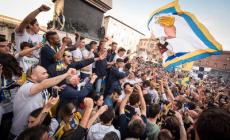 Parma promosso, festa in centro