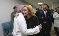 Lindsay Lohan visita i rifugiati siriani a Istanbul