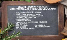 Spaghettoni n°7 Barilla ai frutti di mare e verdure croccanti