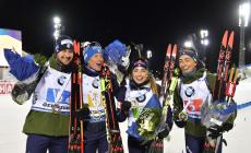 Biathlon: l'Italia vince la staffetta mista a Oestersund