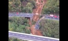 Viadotto crollato: si muove la frana,  chiuso nuovamente quel tratto della A6