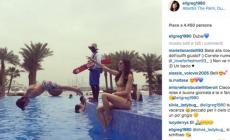 La Gregoraci sguazza a Dubai