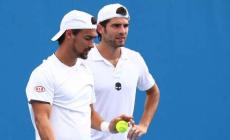 Bolelli e Fognini fuori in doppio