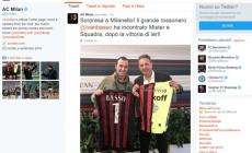 Ivan Basso fa visita al Milan