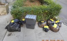 Controlli sulla  differenziata nel quartiere Pablo: 3 sanzioni.