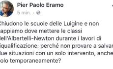 Eramo: "Perchè non spostiamo le classi dell'Albertelli nelle Luigine?"