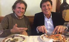 Pizza a Parma per Gianni Morandi