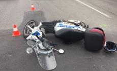 Incidente in via Baganzola: ferita una vigilessa