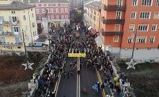 La parata in giallo raccontata dal drone di Difly - Video